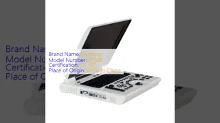 Li Battery 3000MAH Portable Diagnostic Ultrasound System USG TGC Control 12.1 Inch