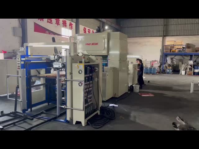 FMZ-1080AN Automatic Film Laminating Machine 80-500Gsm Paper Thickness Film Laminator Machine With 80-100m/min Working Speed And 1060mm Feeding Pile Height