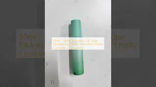 30ml - 80ml Essential Oil Tube Packaging 19mm Diameter Empty Cosmetic Containers