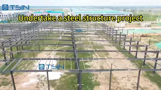 Tsin Industrial Steel Frame Warehouse with Superior Quality Fast Production Certified Reliable After-Sales and Efficient Installation