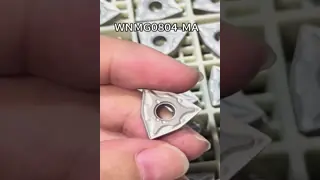 WNMG080404 08 MA Turning Carbide Insert with PVD Coating for Stainless Steel Parts and High Rigidity