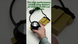 IP68 Waterproof Mining Headlamp 25000 Lux Super Bright 10400mAh for Underground Mining