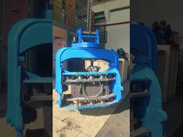 360 Degree Pile Driver: 12M Vibro Hammer for 23-27 Ton Excavators – Versatile Application & Perfect Excavator Match