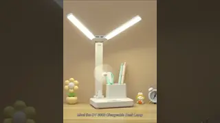 Rechargeable Battery Chargeable Desk Lamp Featuring Usb Charging Port