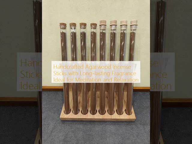 Handcrafted Agarwood Incense Sticks with Long-lasting Fragrance Ideal for Meditation and Relaxation