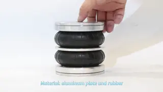 Dunlop PNP305590107 Assembly Aluminum Plate 4 1/2''X2 Industrial Rubber Air Spring