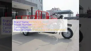 Open Body Heavy Load 150CC Cargo Tricycle / Three Wheel Cargo Motorcycle