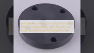 Specially Grooved Silicon Carbide Ceramic Flange - High Rigidity, High-Temperature Precision Positioning & Connection Disc