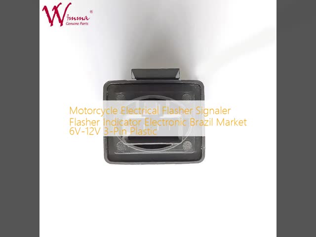 Motorcycle Electrical Flasher Signaler Flasher Indicator Electronic Brazil Market 6V-12V 3-Pin Plastic