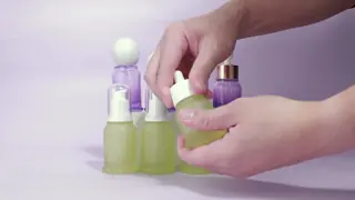 Flacone siero olio essenziale con stampa a caldo, per un packaging cosmetico elegante e un appeal per i prodotti per la cura della pelle
