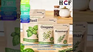 Custom Recyclable Food Grade Spice Bags with Zipper Top for Compliant Exports and Custom Size Accepted