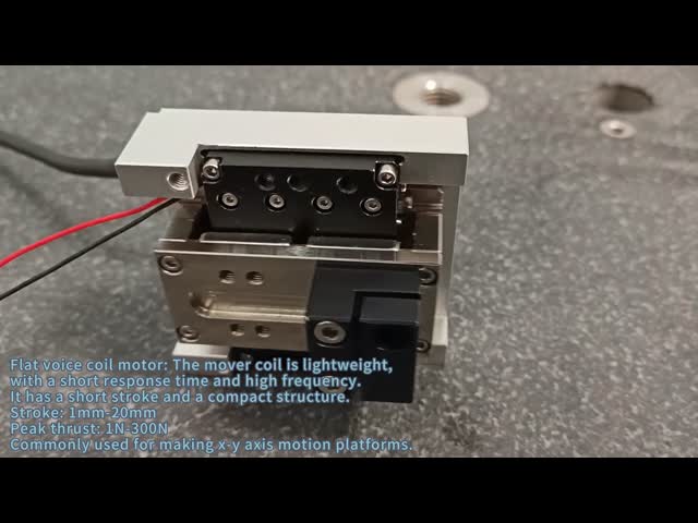 High Frequency Linear Voice Coil Actuator Flat Type Electric DC Motors
