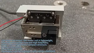 High Frequency Linear Voice Coil Actuator Flat Type Electric DC Motors