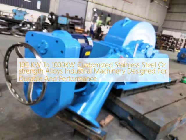100 KW To 1000KW Stainless Steel Or High-Strength Alloys Turgo Turbine Generator With Vertical Installation For Hydropower Generation