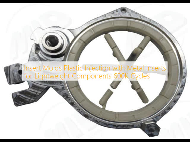 Insert Molds Plastic Injection with Metal Inserts for Lightweight Components 600K Cycles
