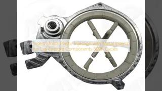 Insert Molds Plastic Injection with Metal Inserts for Lightweight Components 600K Cycles