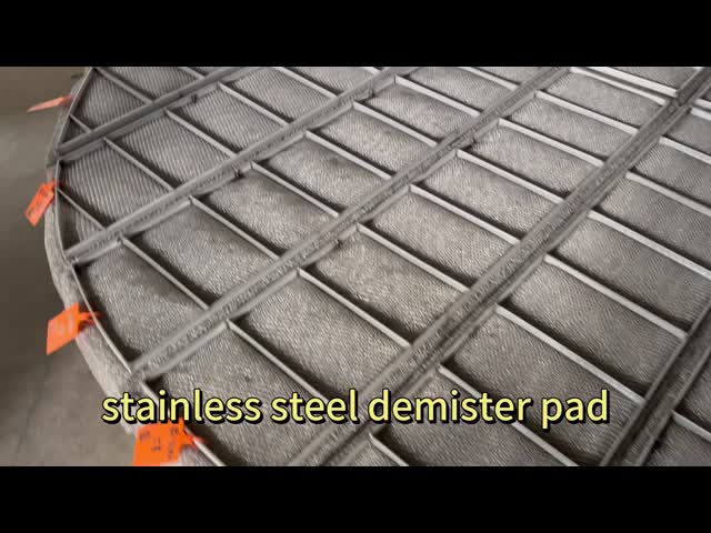Tower Internal SS316L Wire Mesh Demister Pad for Vapor Recovery Systems
