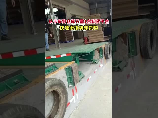 Hydraulic Dock Leveler Heavy Duty 3KW 380V/50HZ Durable Over 20000 Uses CE / ISO Certified video