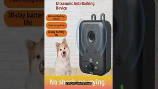 Ultrasonic Electronic Intelligent Rechargeable Plastic Dog Repellent Barking Control 20+ Hours Battery Life Portable Outdoor