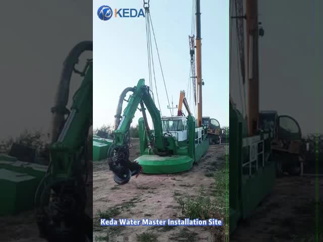 KEDA 2026 Self-propelled Amphibious Cutter Suction Dredger with High Efficiency and One Person Operation for River Reservoir