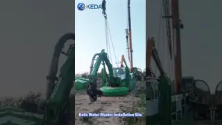 KEDA 2026 Self-propelled Amphibious Cutter Suction Dredger with High Efficiency and One Person Operation for River Reservoir