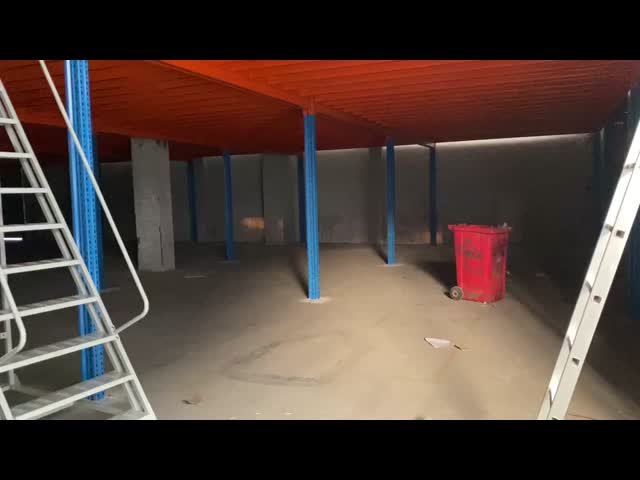 Customized Width and Depth 500kg Load Mezzanine Floor with Solid or Perforated Surface