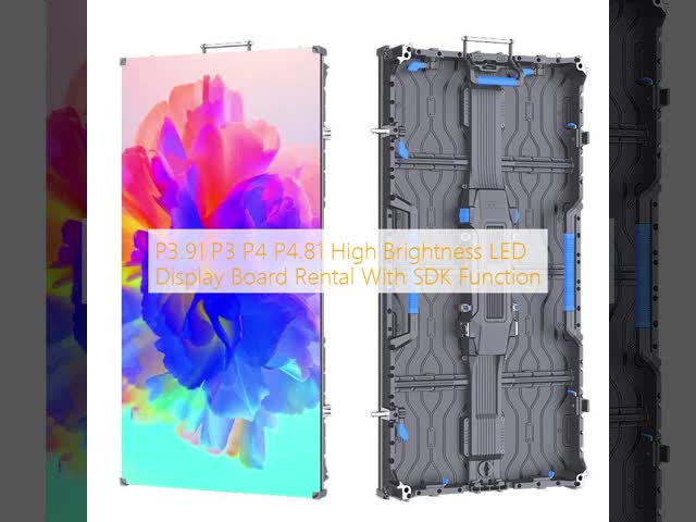 P3.91 High Brightness LED Display Screen with SDK Function for Outdoor Rental LED Video Wall