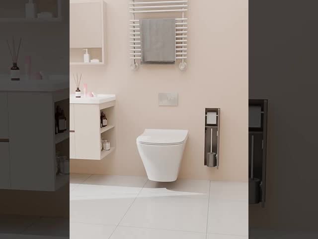 Modern Bathroom Niche Storage Solution