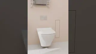 Modern Bathroom Niche Storage Solution