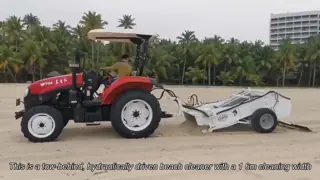 HANDSOMER 1600 / 63 inch clean width  Beach cleaner