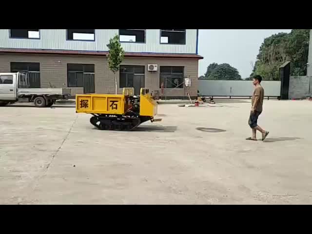 Dumper Transport  Self Loading 1.5 Ton Automatic Rubber Tracks Transporter