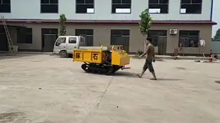 Dumper Transport  Self Loading 1.5 Ton Automatic Rubber Tracks Transporter