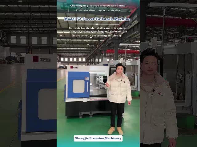 Model 32 Turret Tailstock Machine #cnc #cncmill #machine #factory #cncsoftware #manufacturing