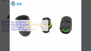 Ip68 M20 2 Pin Waterproof Wire Connectors 3 4 5 6 Pins 2 Poles For Outdoor And Underwater Use