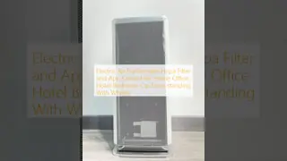 Electric Air Purifier with Hepa Filter and App Control for Home Office Hotel Bedroom Car Floor-standing With Wheels