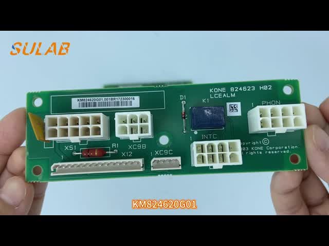 Elevator Communication PCB Board with Audible & Visual Alarm Bidirectional Communication and Real-time Status Feedback KM824620G01