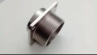 2PM27-24 24-Pin Hermetic Connector with Glass-to-Metal Sintered Seal for Extreme Environments and IP68 Airtight Rating