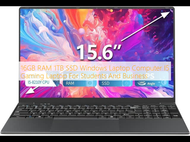 16GB RAM 1TB SSD Windows Laptop Computer I5 Gaming Laptop For Students And Business