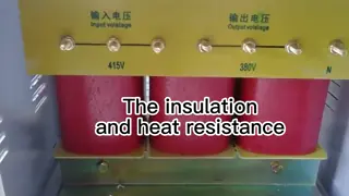 Temperature Rise 115°C Dry Type Three Phase Transformer Isolation Transformer Autotransformer Impedance Voltage 4% To 6%