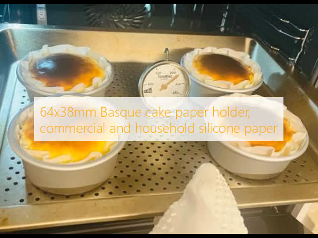 Basque Cake Paper 64x33mm No Stick