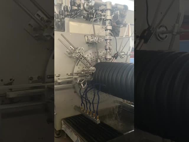 HDPE Inner Rib Enhanced corrugated pipe production line