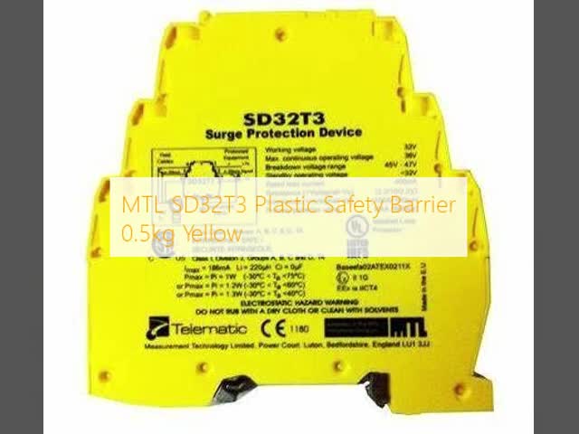 MTL SD32T3 Plastic Safety Barrier 0.5kg Yellow