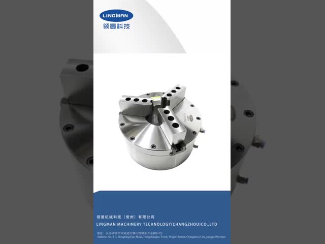 BK160TQ Front Mounted Pneumatic Air CNC Lathe Power Chuck For Processing