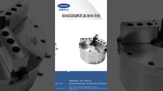 BK160TQ Front Mounted Pneumatic Air CNC Lathe Power Chuck For Processing