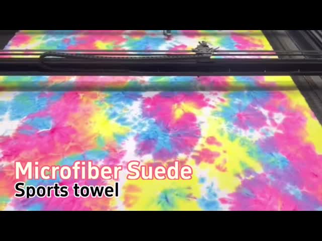 Customized Absorb Water Soft Quick Drying Microfiber Double Dyeing Microfiber Sports Towel for Adult 80x160cm