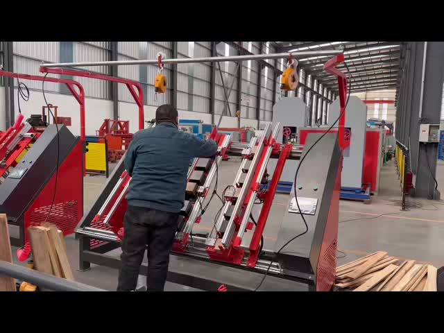 PT-1600 Wood Pallet Nailing Machine with 700-1600 mm Width, 700-1300 depth, and 240-320 Pallets/8Hours Capacity