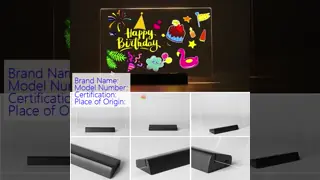 Factory Direct Hot Sale Customizable 20x30cm USB Rechargeable Night Light LED Light Pad