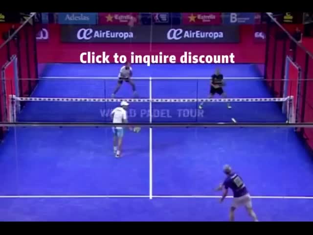 Durable Padel Field Set Paddles Balls Customized Modular Padel Tennis Padel