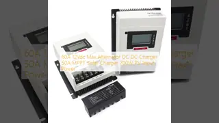 60A Alternator 50A MPPT Solar DC DC Charger with 700W PV Input Power for 12V/24V Batteries