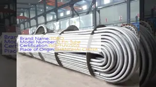 High Efficiency CuNi Alloy GB/T 2040 Standard Custom Fins U Fin Tube for Marine Cooling Equipment